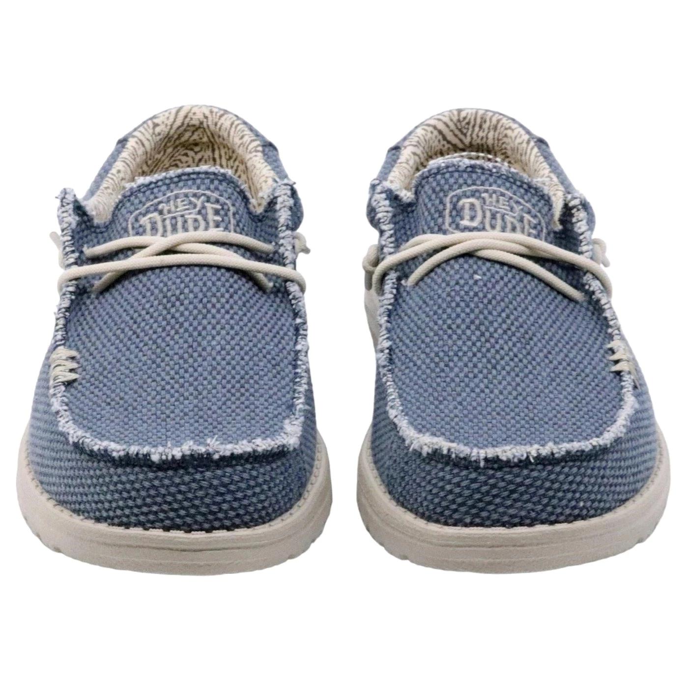 Hey Dude Wally Braided sneaker uomo in blu notte 