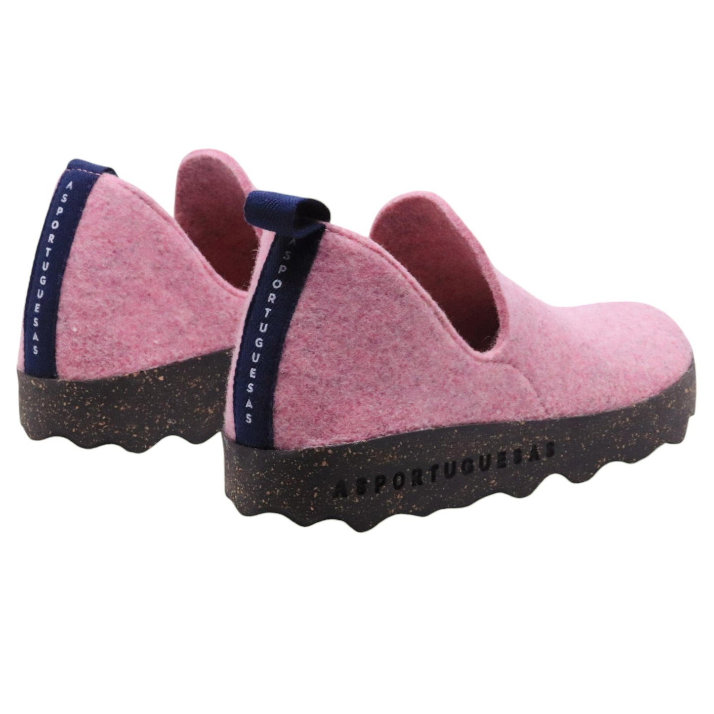 Asportuguesas City scarpa donna in lana rosa 