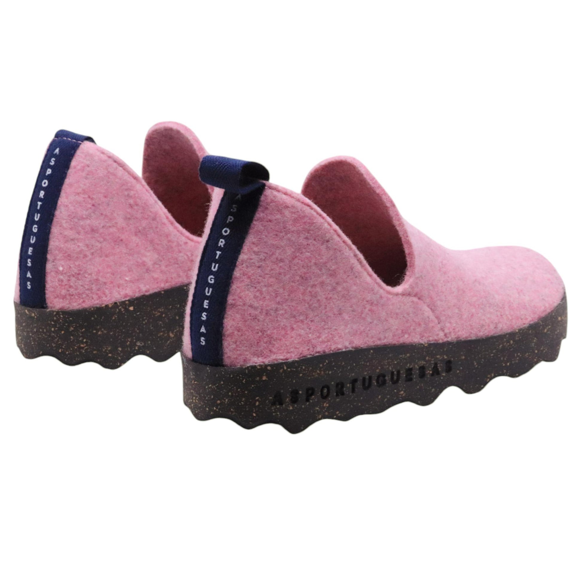 Asportuguesas City scarpa donna in lana rosa 