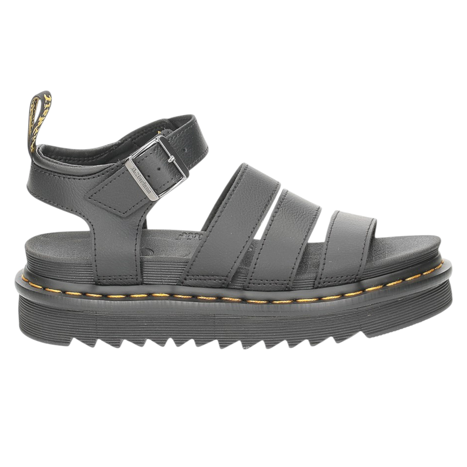 Dr Martens Blaire Athena sandalo donna in pelle nera<BR/> 