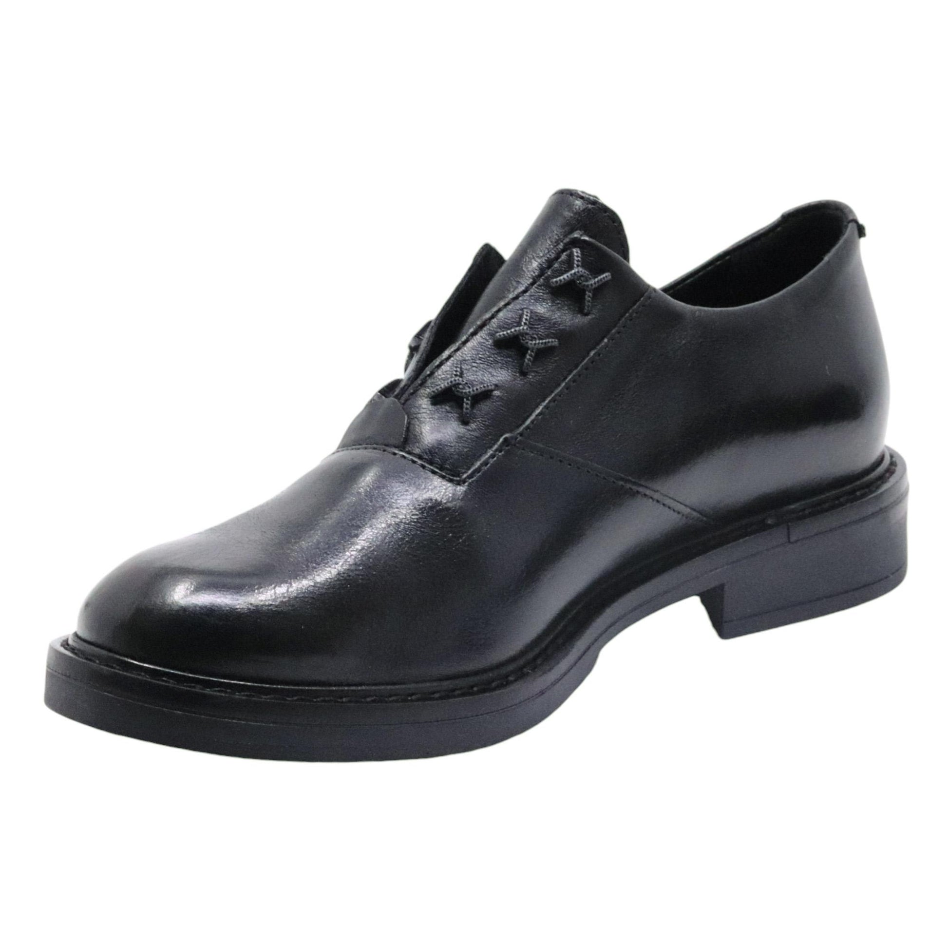 Scarpa Mjus T81107 da donna in pelle nera 