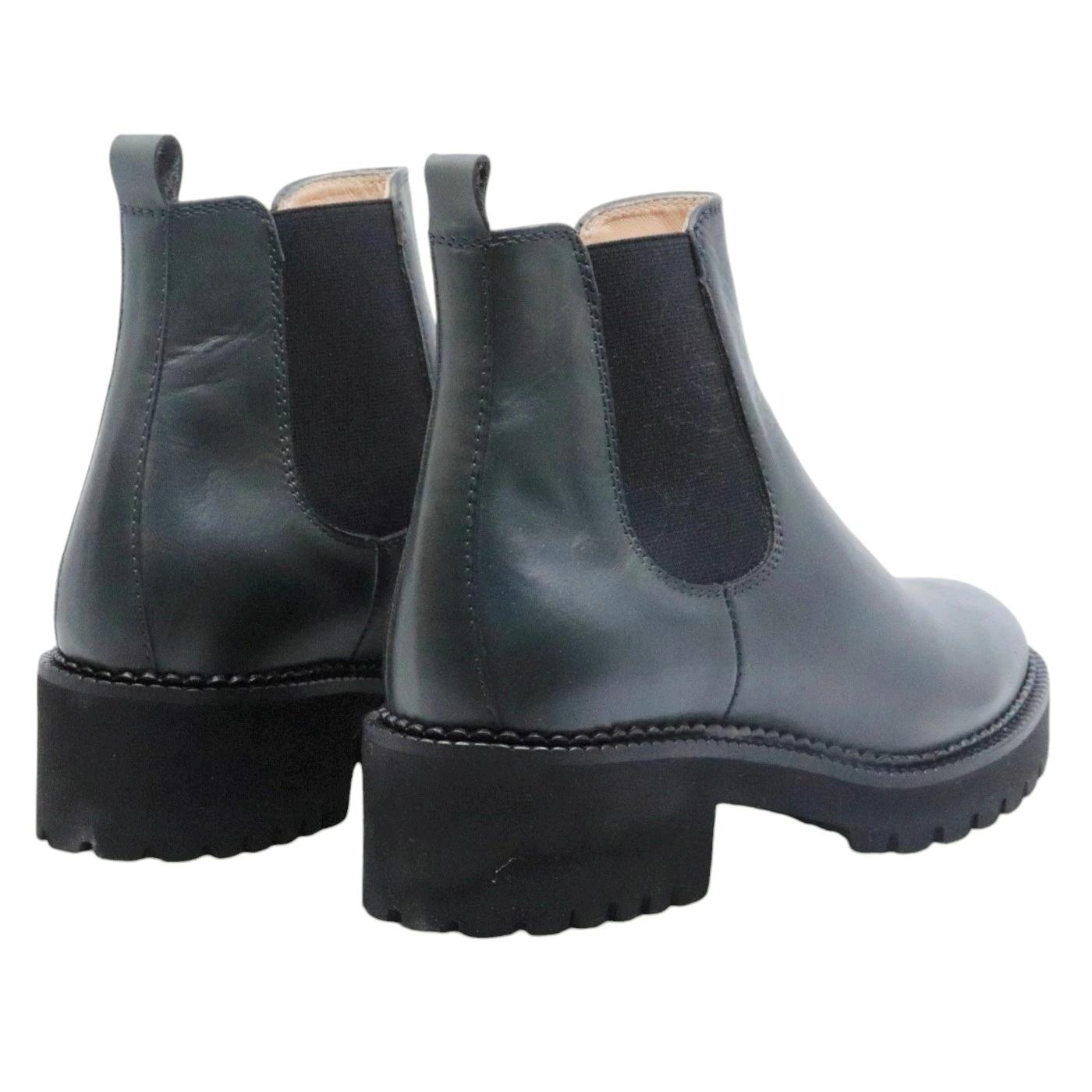 Chelsea donna Le Briella Z760 in pelle verde 