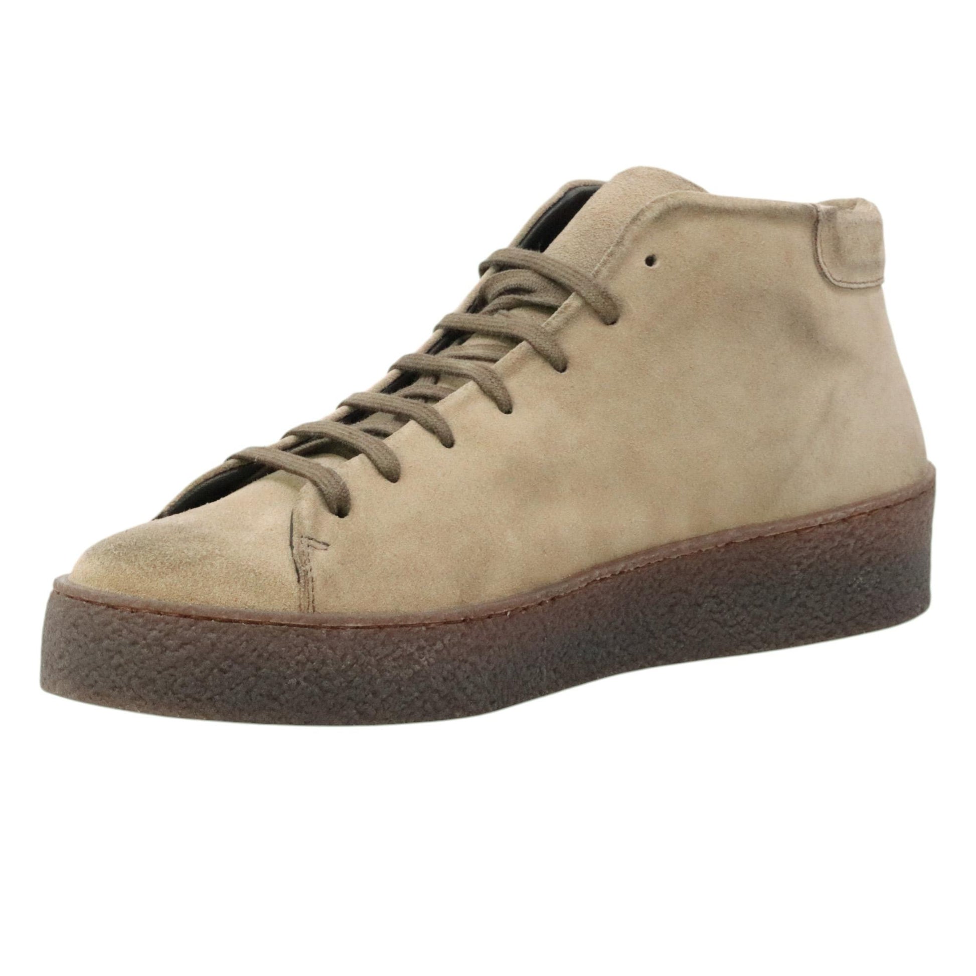 Pawelk's 25451 senaker da uomo in camoscio taupe 