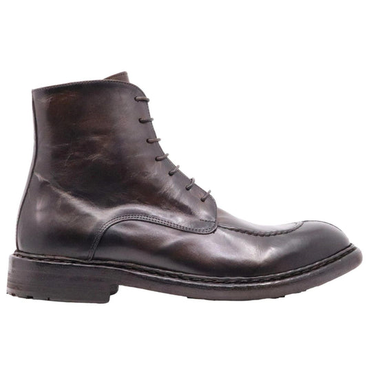 Stivaletto da uomo Crispiniano in pelle di colore marrone 