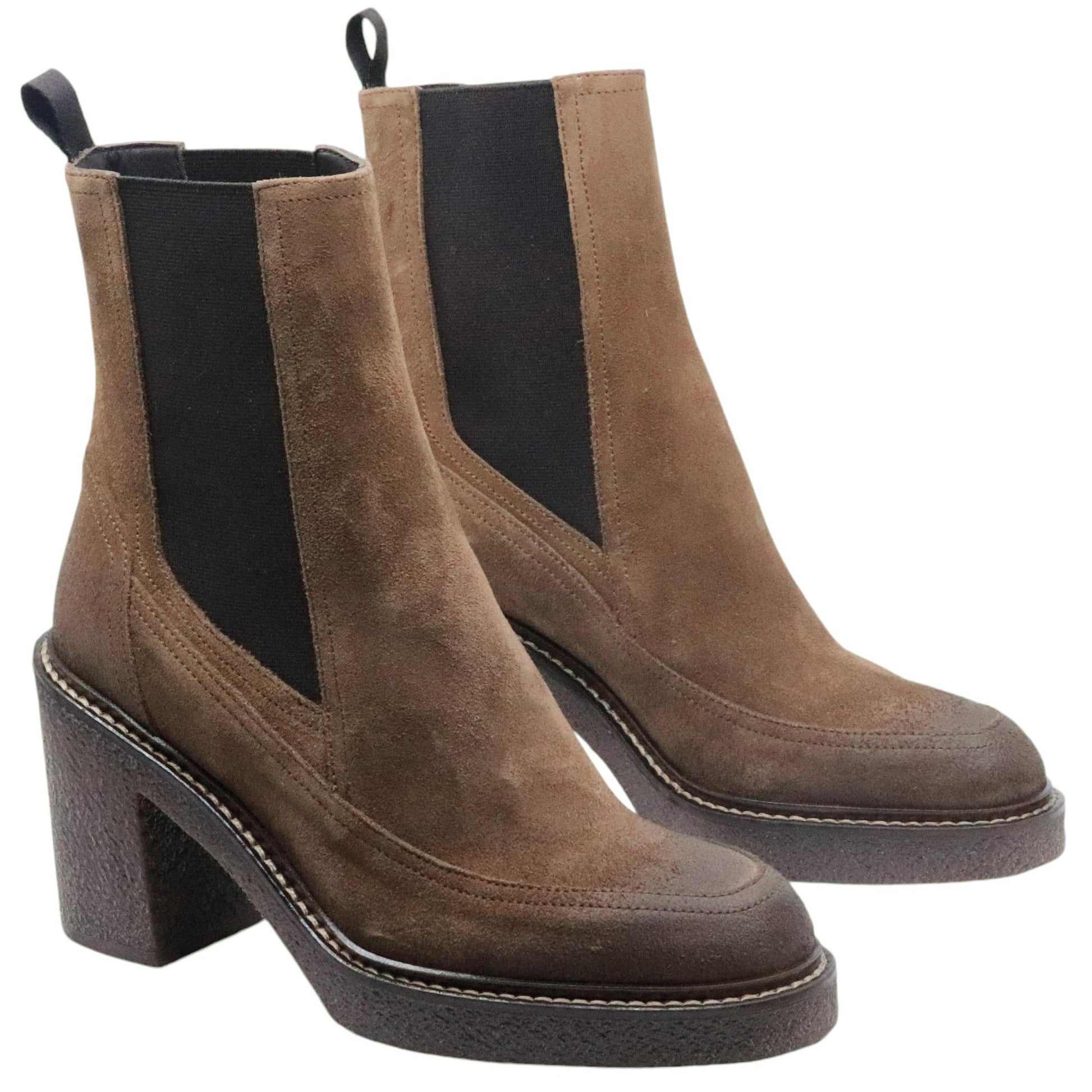 Chelsea donna con tacco Triver Flight 527 28 in camoscio farro 