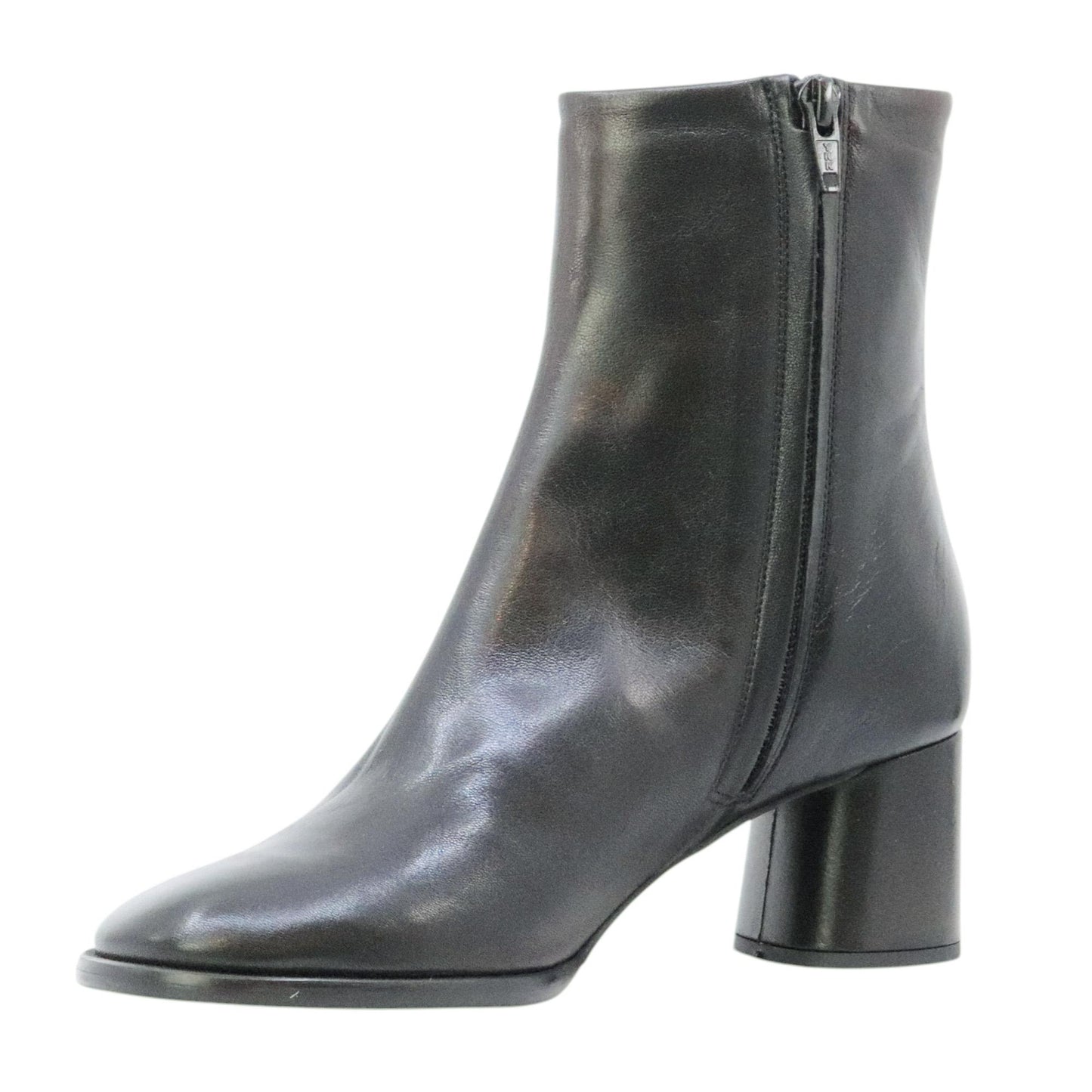 Fabio Rusconi 2747 stivaletto donna in pelle nera con zip laterale 