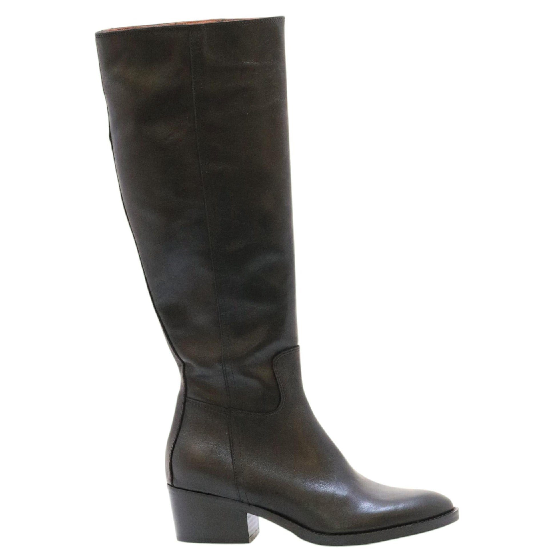 Curiositè 2125 stivale donna pelle nera 