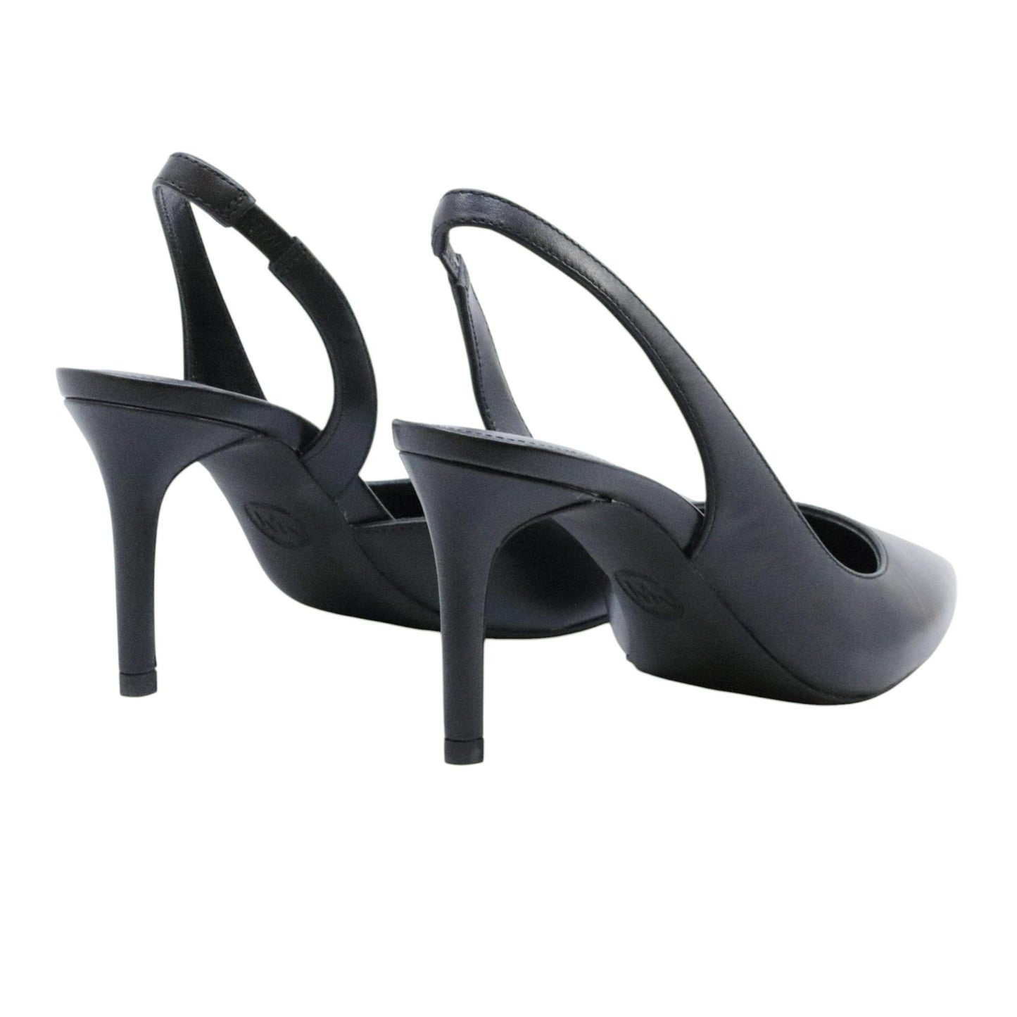 Michael Kors Alina Flex Sling Pump Leather Black slingback donna in pelle nera 