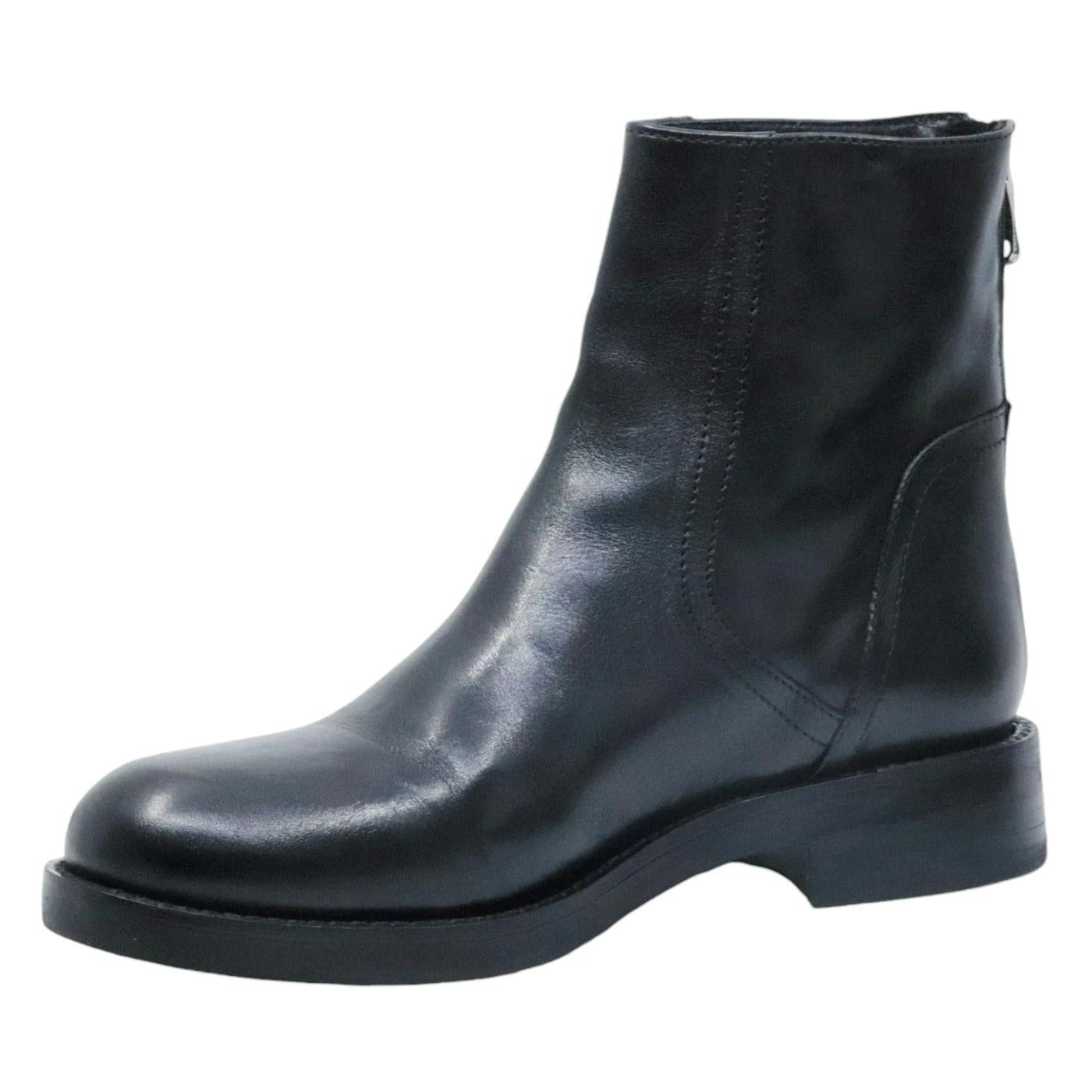 Stivaletto donna Curiositè 2629 in pelle nera 