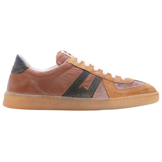 Moma 10601A sneaker uomo in pelle marrone 