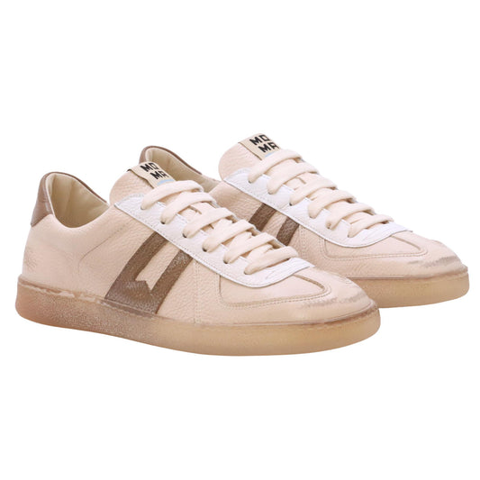 Moma 10601A sneaker uomo in pelle beige 
