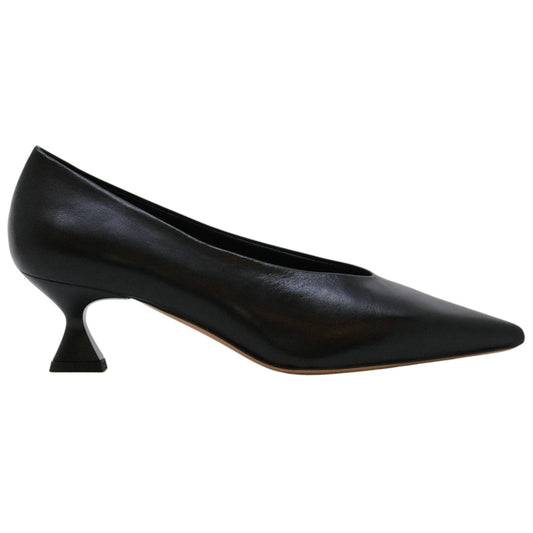 The Seller SS108 décolleté donna in pelle nera 