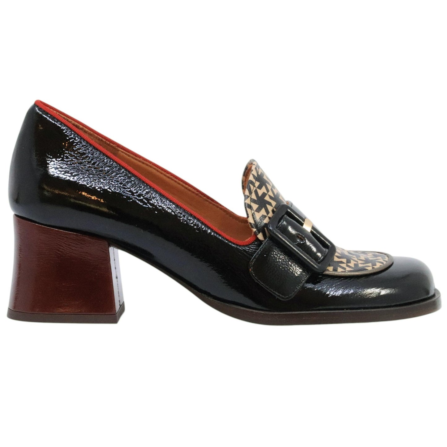 Mocassino Chie Mihara Teisin47 da donna in pelle nera 