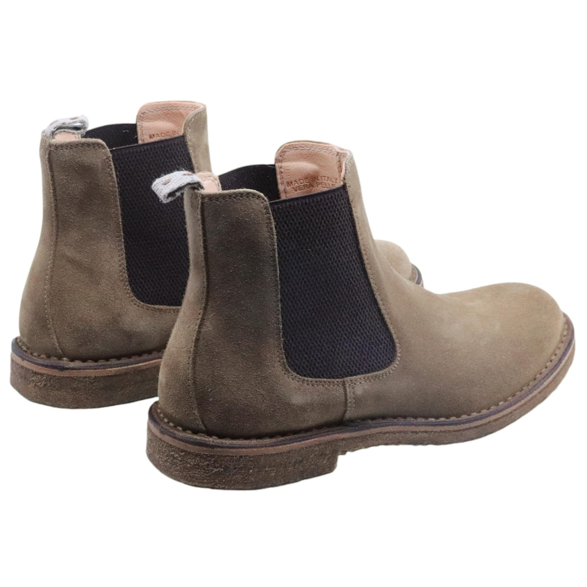 Astorflex Bitflex 604 chelsea boot uomo in camoscio taupe 