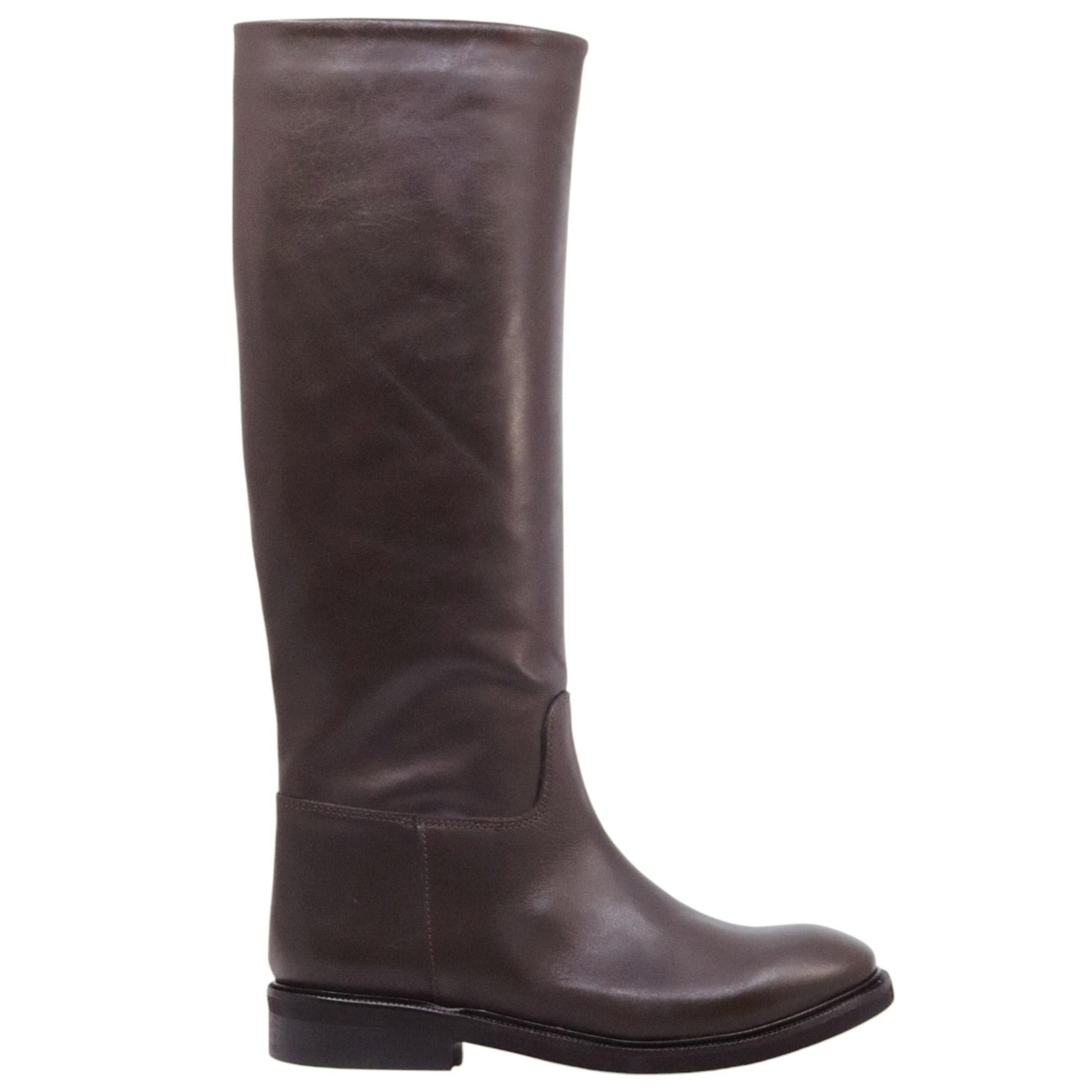 Stivale donna cavallerizzo Ranyé Cav in pelle marrone 