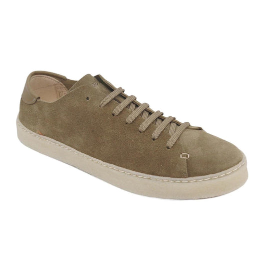 Sneaker Astorflex da uomo realizzata in pelle scamosciato sfoderato di colore militare 