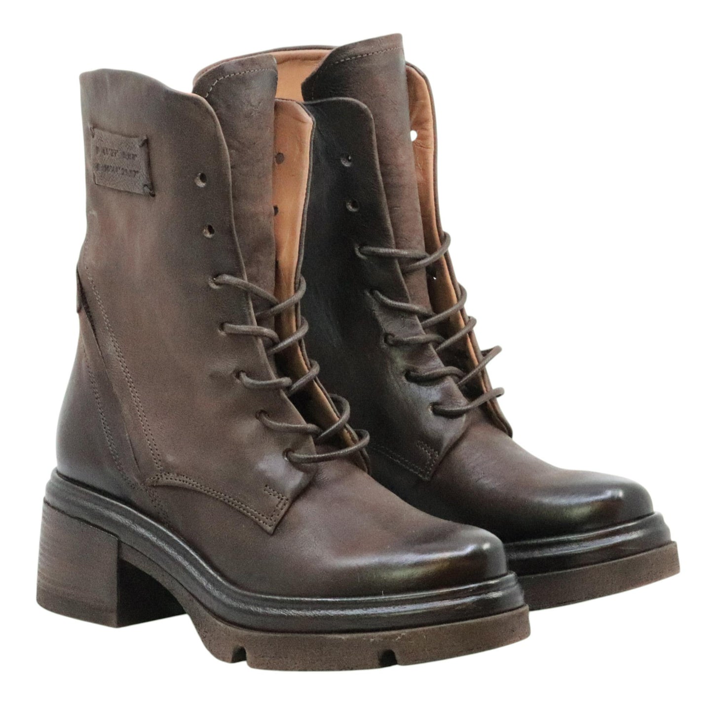 AS98 Eden A89229 anfibio donna in pelle marrone ebano 