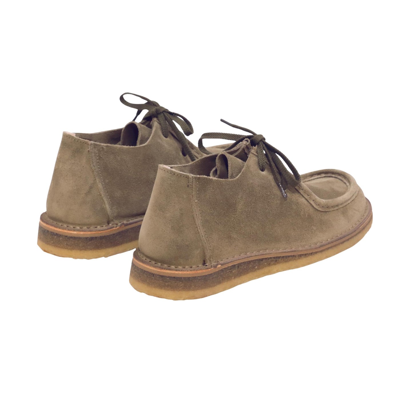 Astorflex Beeneflex 326 polacchino uomo in camoscio verde militare con suola in para 