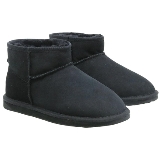 Emu Australia Stinger Micro stivaletti donna in montone nero 