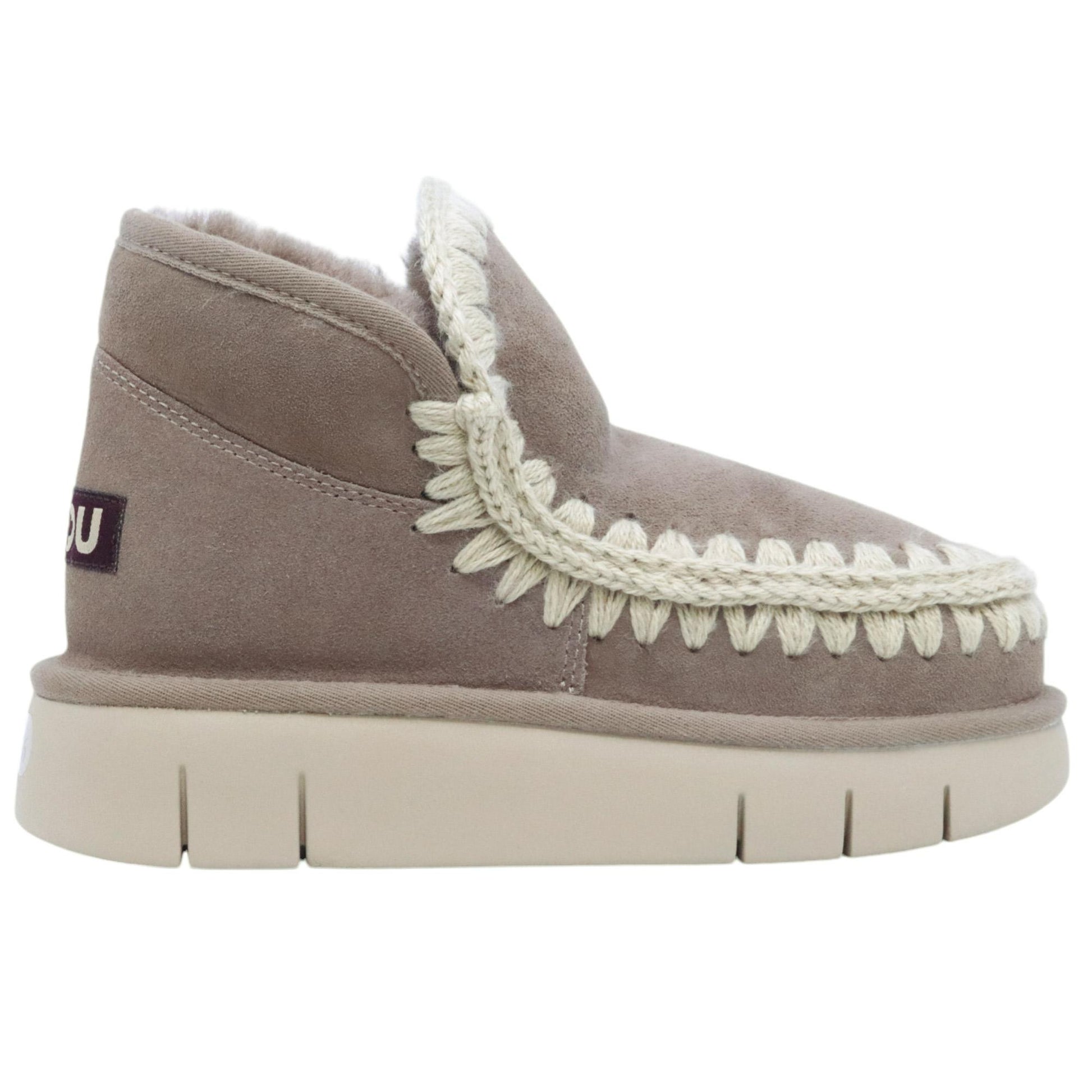 Mou Eskimo Bounce sneaker stivaletto donna in montone elephant grey FW531009AELGRY MOU