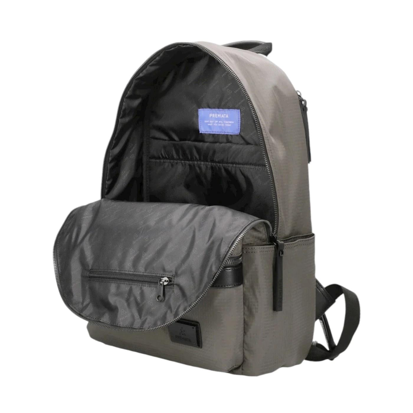 Zaino Premiata Blade 2119 in gabardine di nylon grigi 