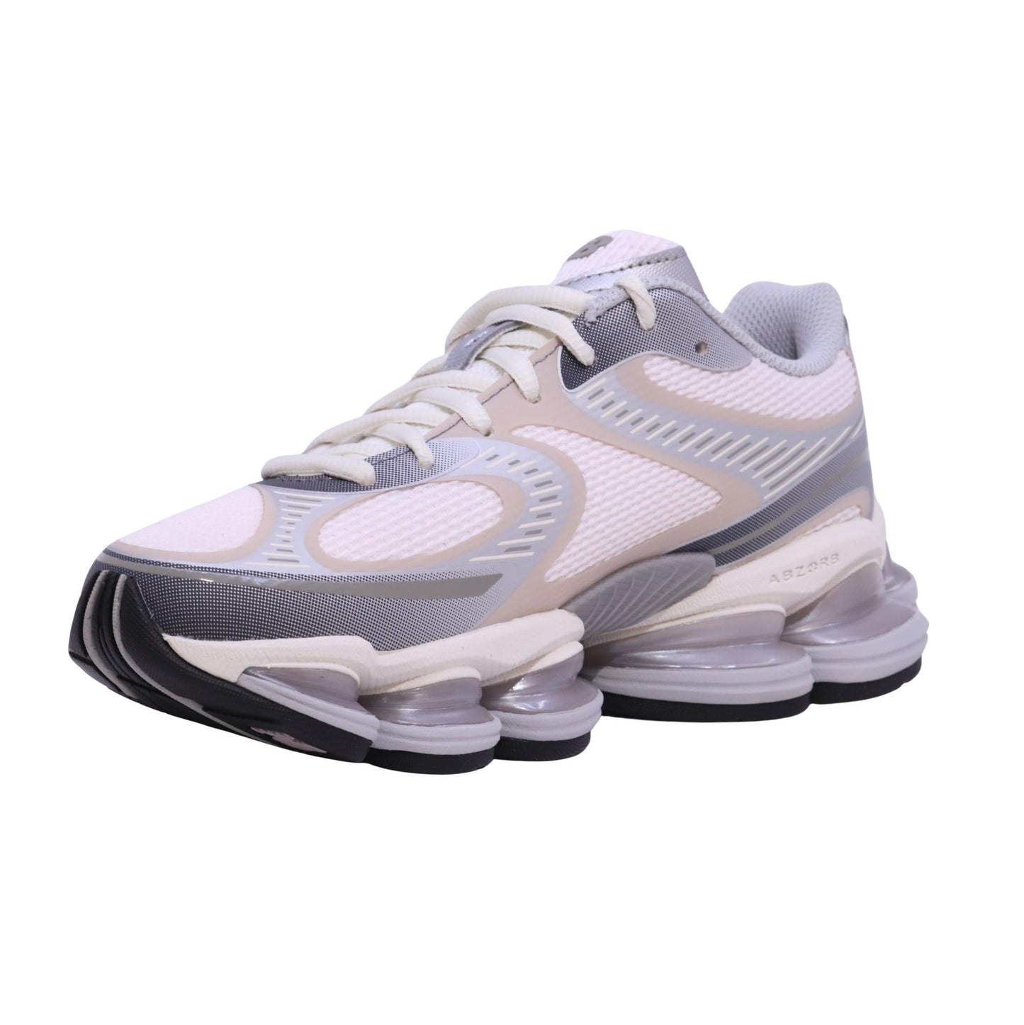 New Balance ABZORB 2000 sneaker in tessuto grigio e rosa 