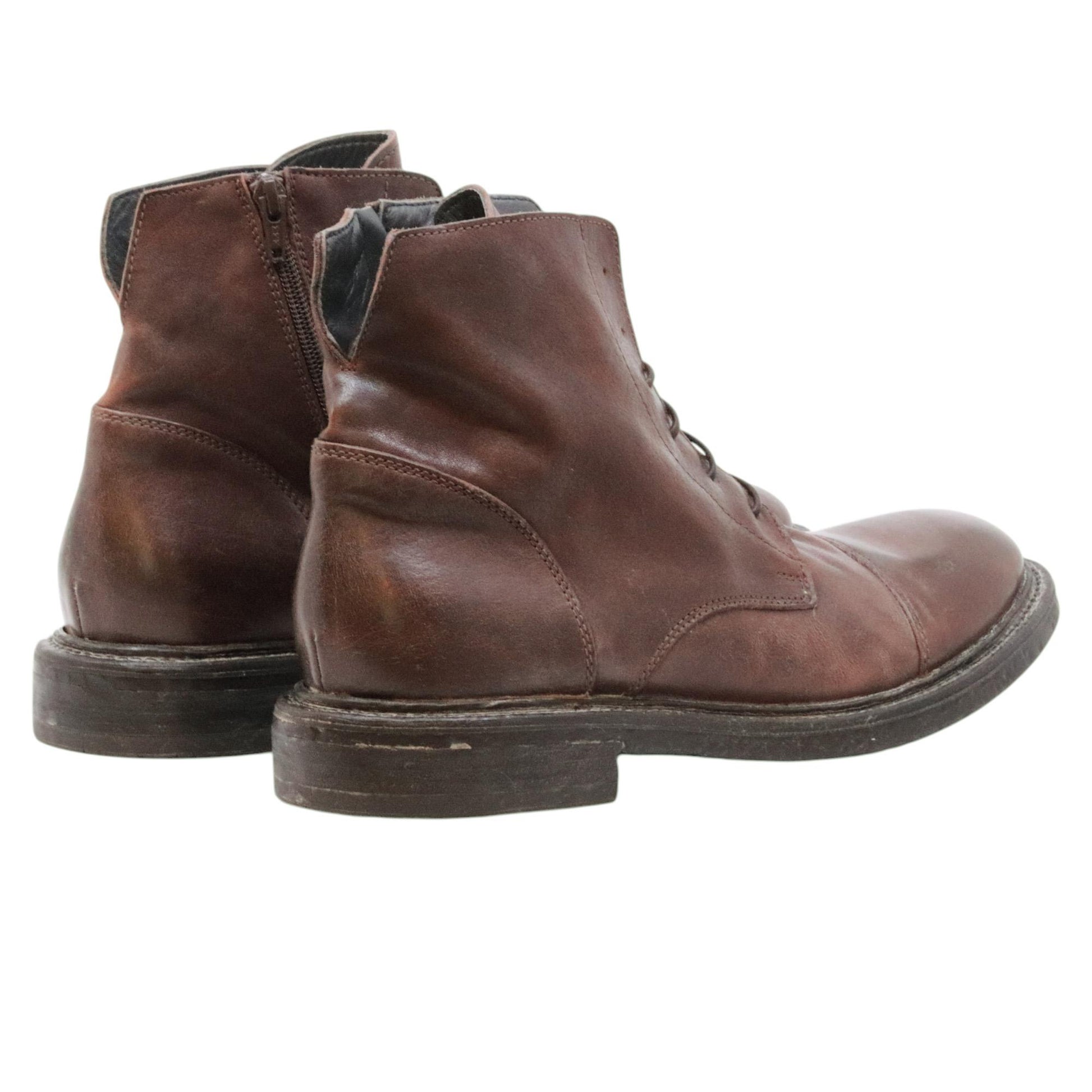 Polacchino uomo Moma 55519C in pelle marrone 