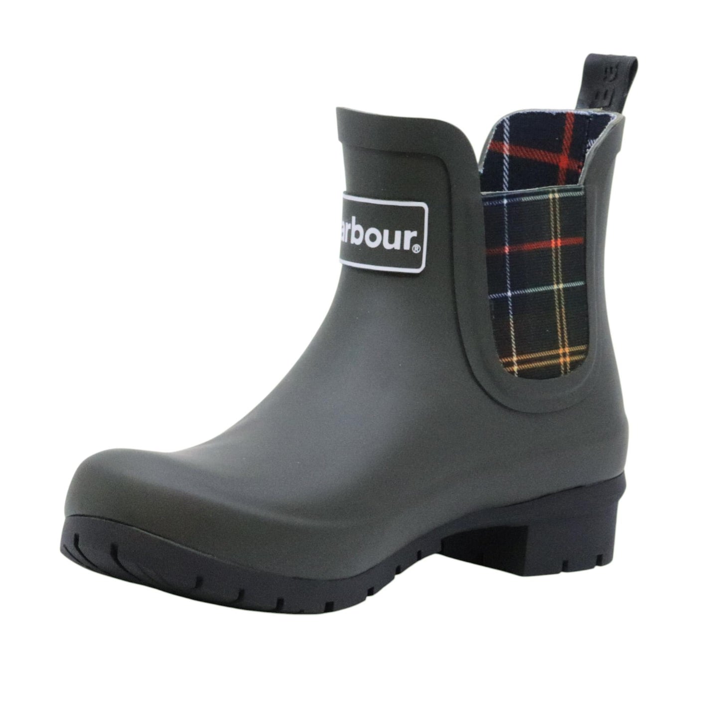 Barbour Kingham LRF0088 wellington donna in gomma verde oliva 