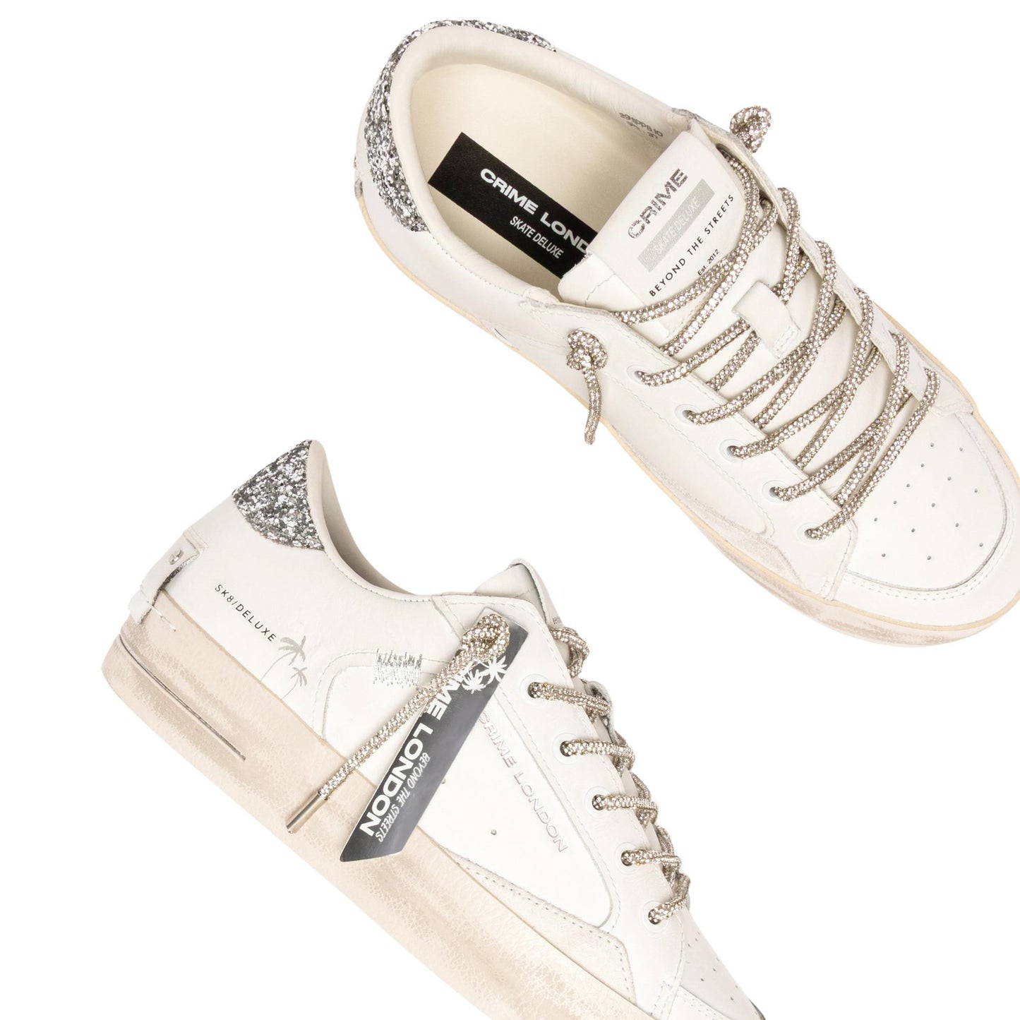 Crime London SK8 Deluxe Always Shining 29111 sneaker donna in pelle 