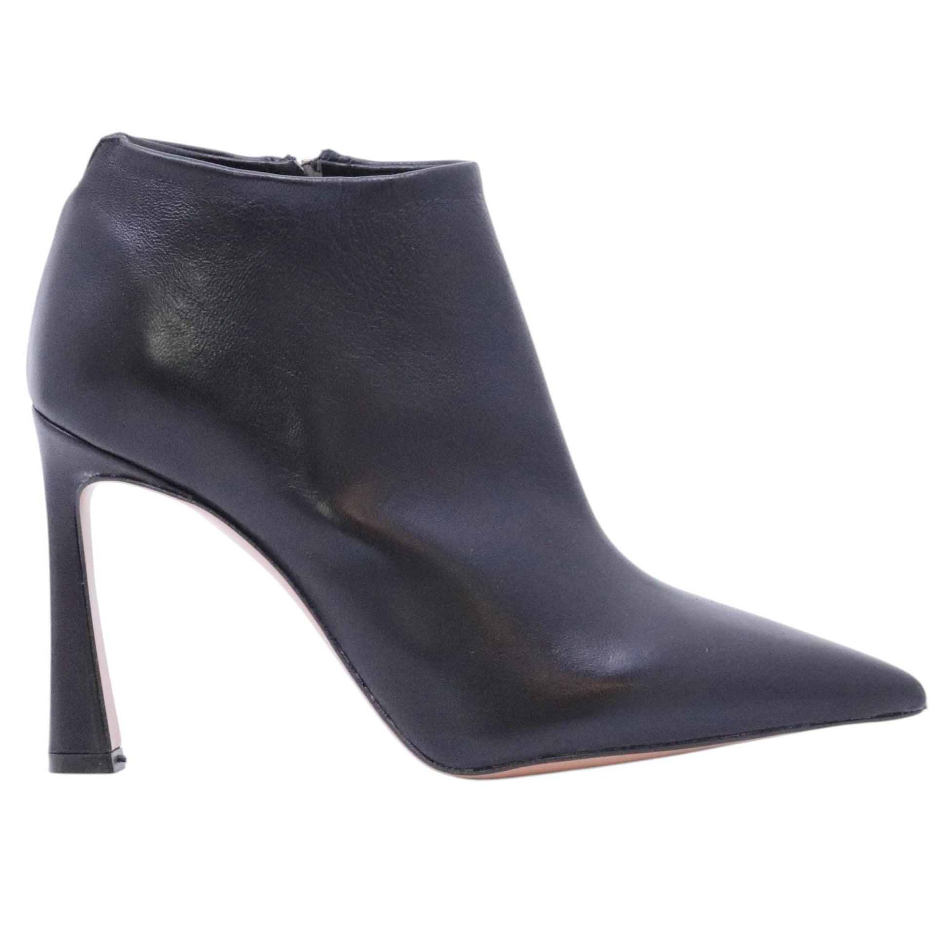 Bianca Di R916n tronchetto donna in pelle nera 