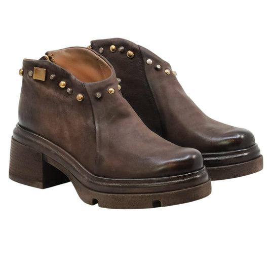 AS98 Ebano A89233 scarpa donna in pelle marrone 