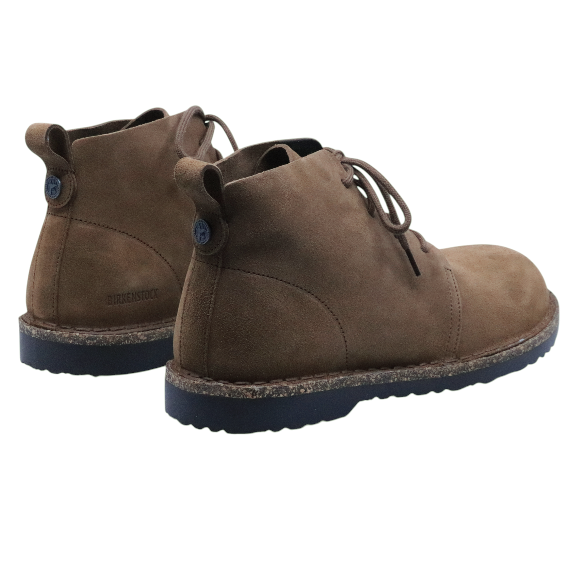 Birkenstock Uppsala Mid stivaletto donna in pelle scamosciata dark tea 