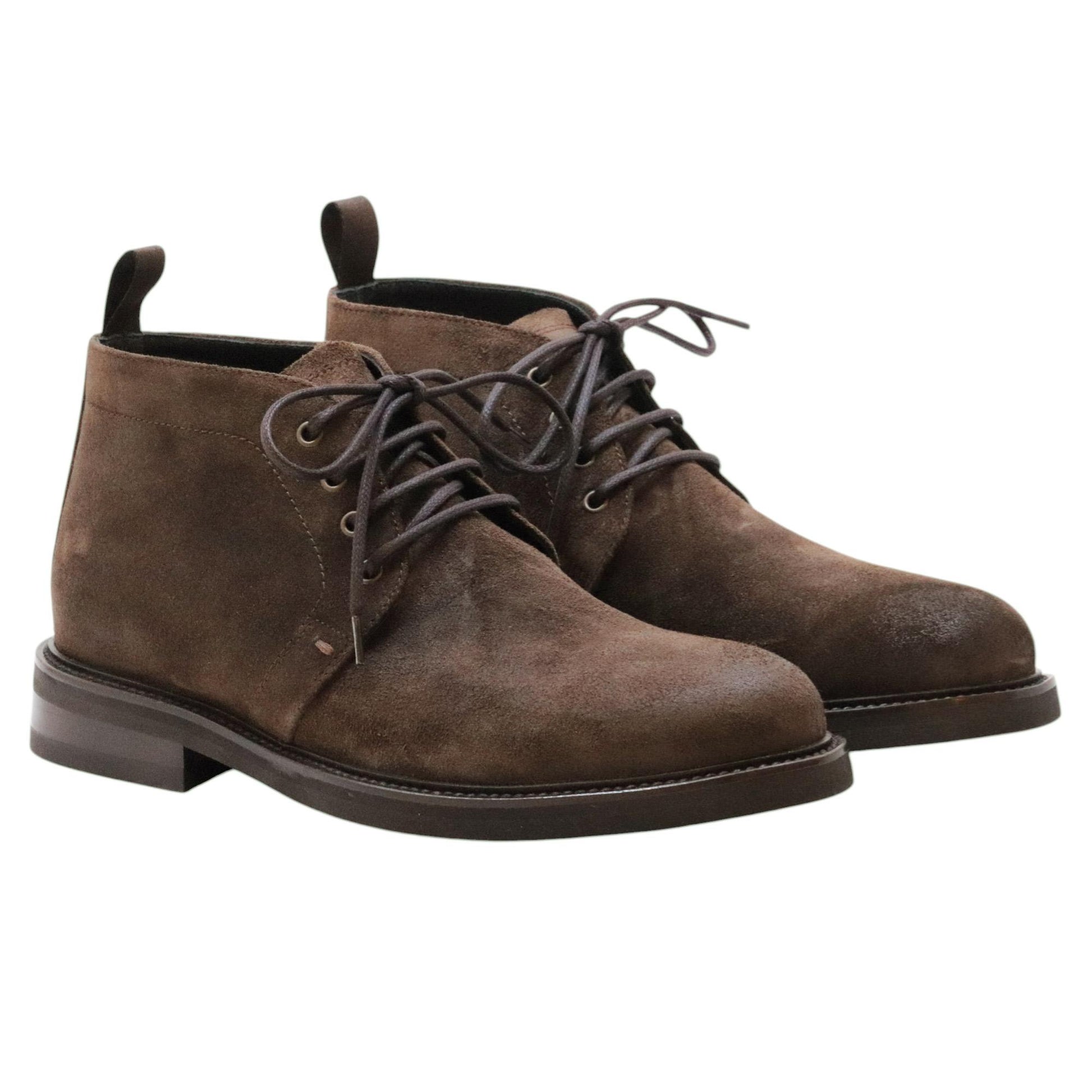 Ducanero 2762 polacchino uomo in camoscio marrone 2762JEFFERSONMODICA DUCANERO