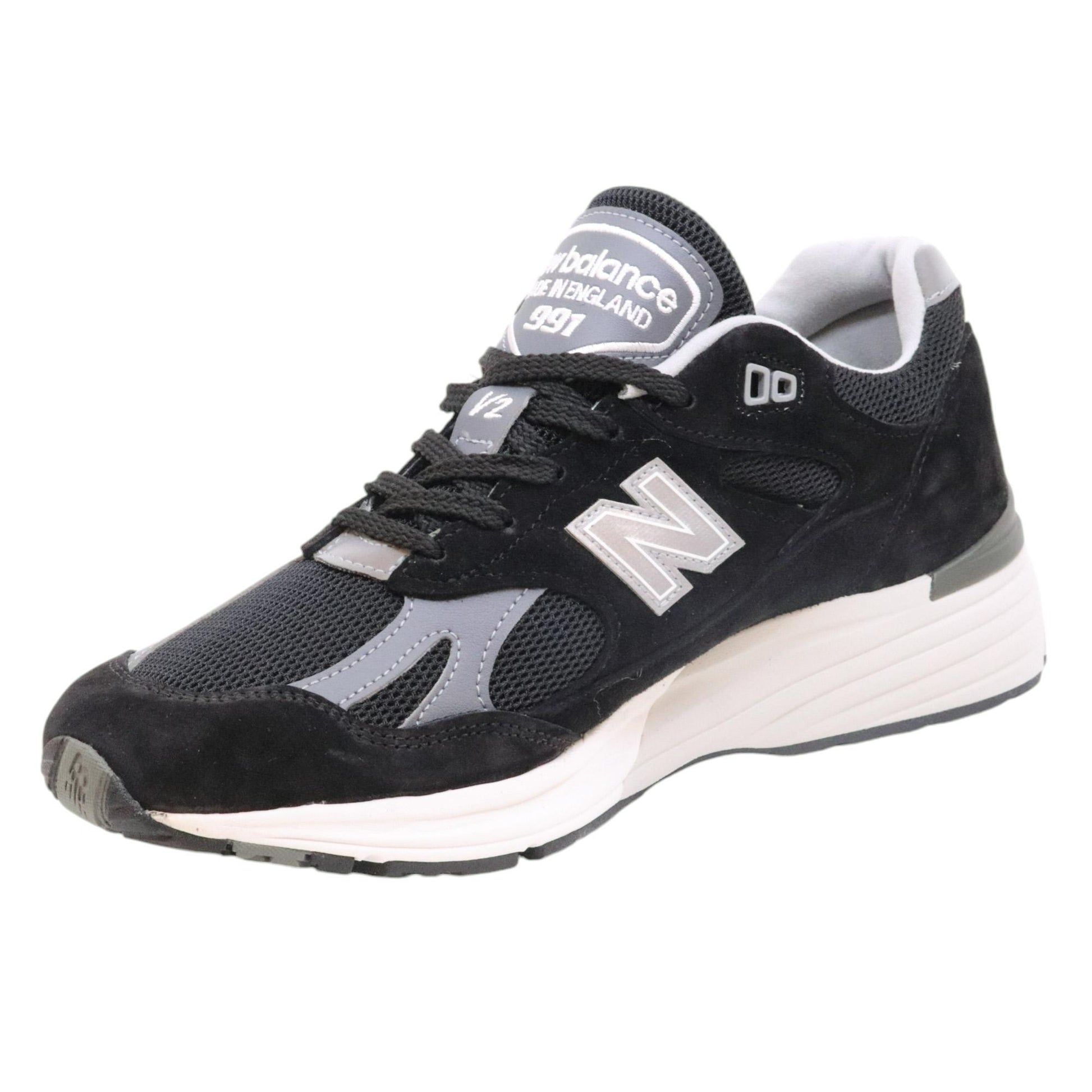 New Balance U991BK2 sneaker unisex in tessuto e camoscio nero 