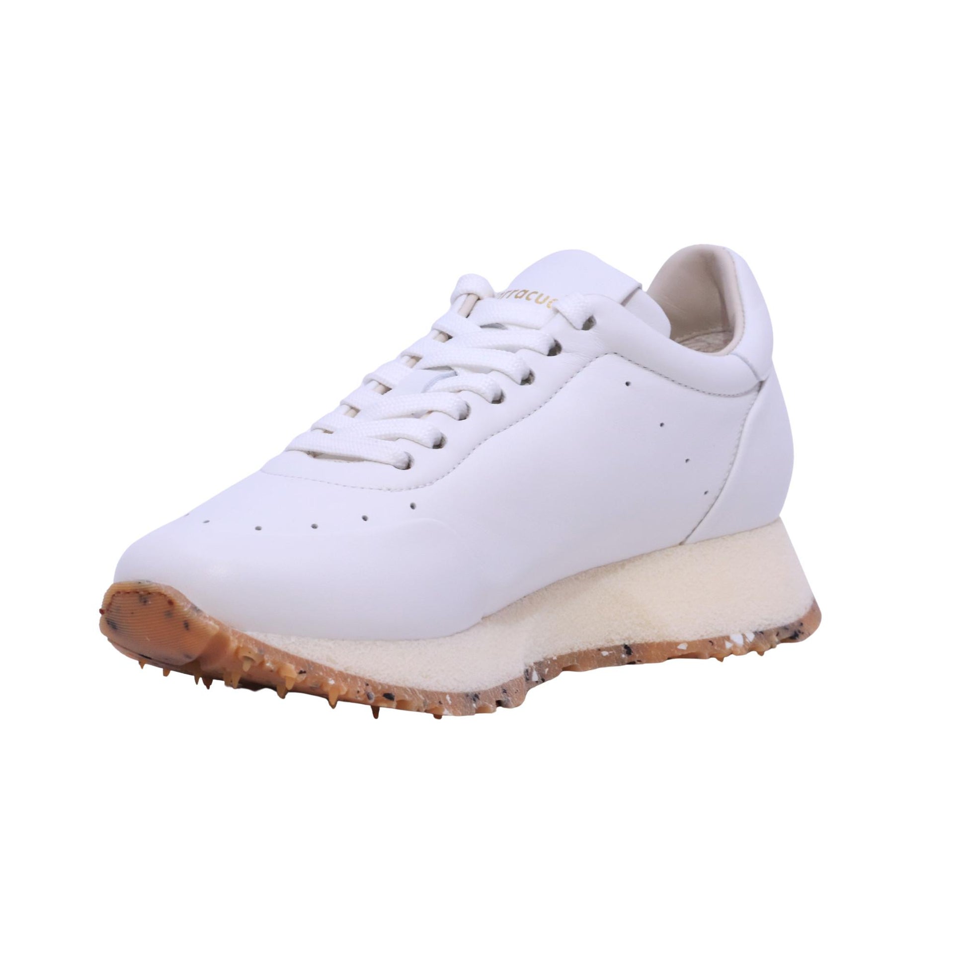 Barracuda React BD1201 sneaker donna in pelle bianca 