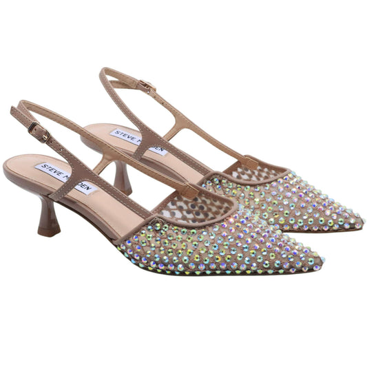 Steve Madden Legaci MR slingback donna in mesh tan multi 