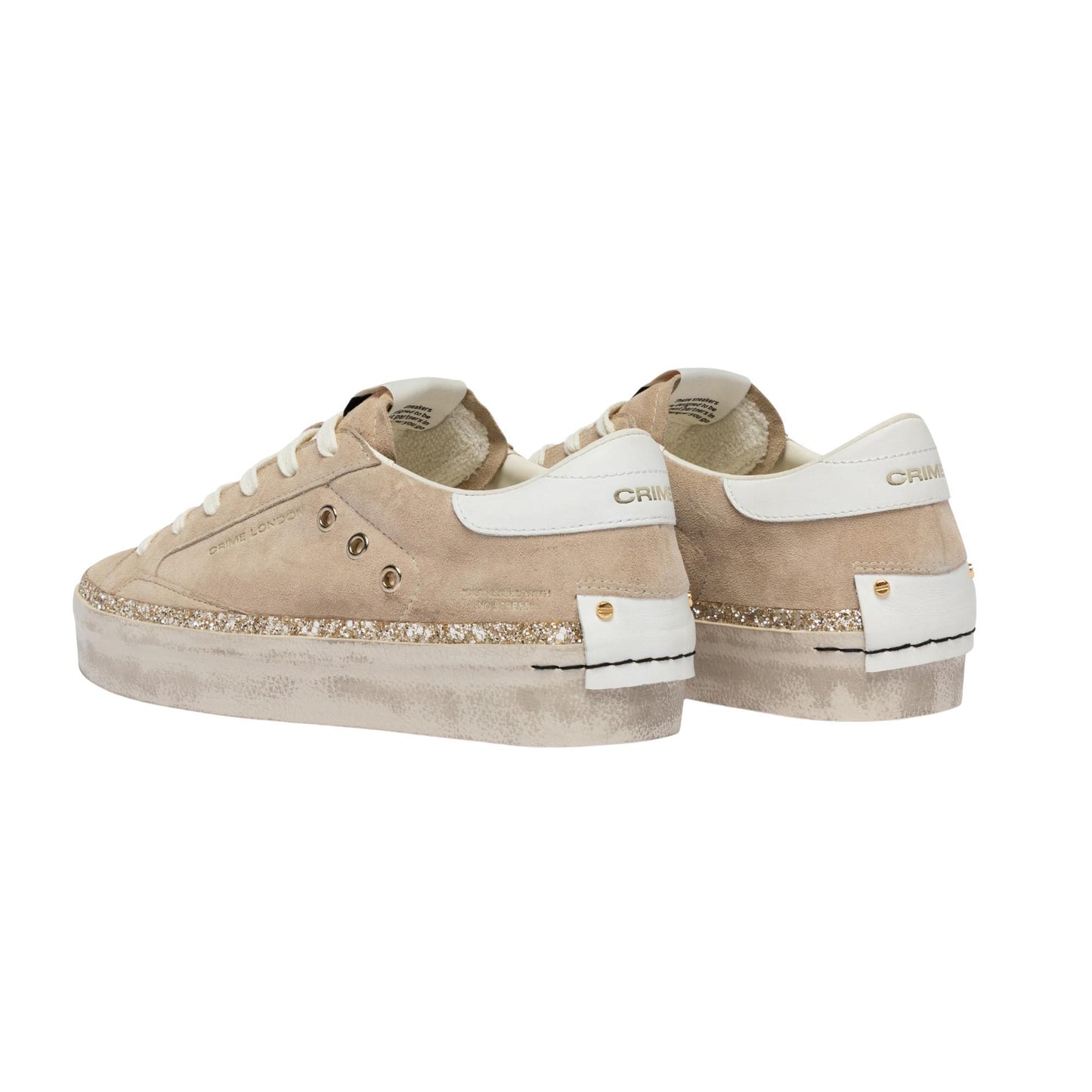 Crime London Distressed Platform Caramel Brulee 29054 sneaker donna 