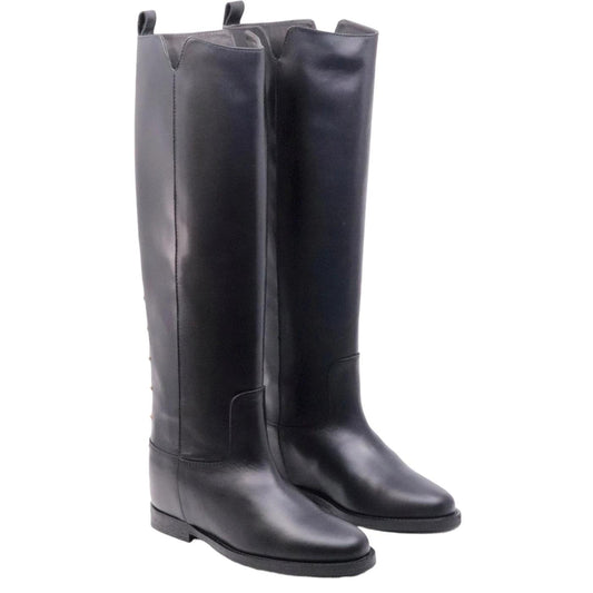 Stivale Via Roma 15 4031 in pelle nera 
