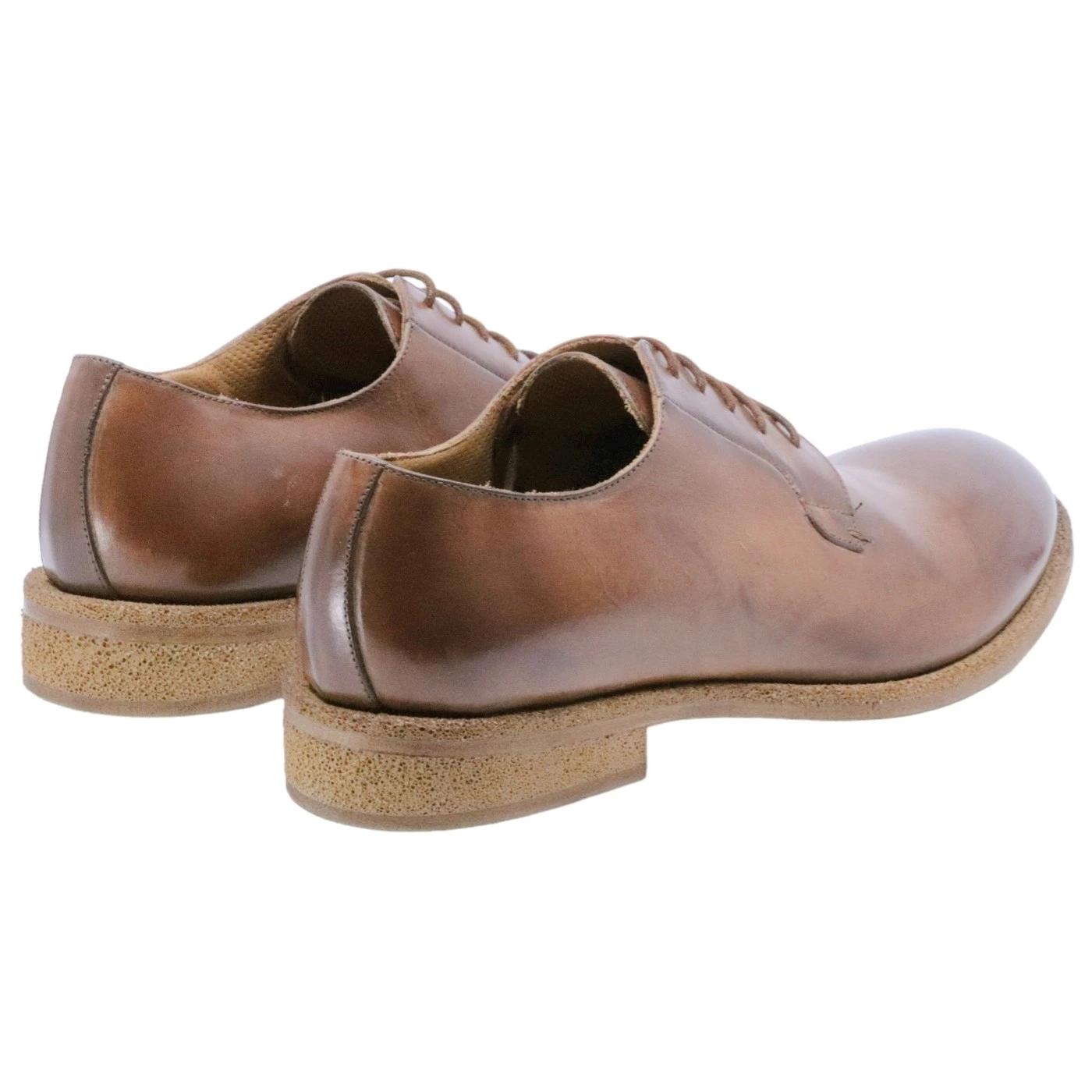 Scarpa Derby uomo Crispiniano 490 in pelle cuoio 