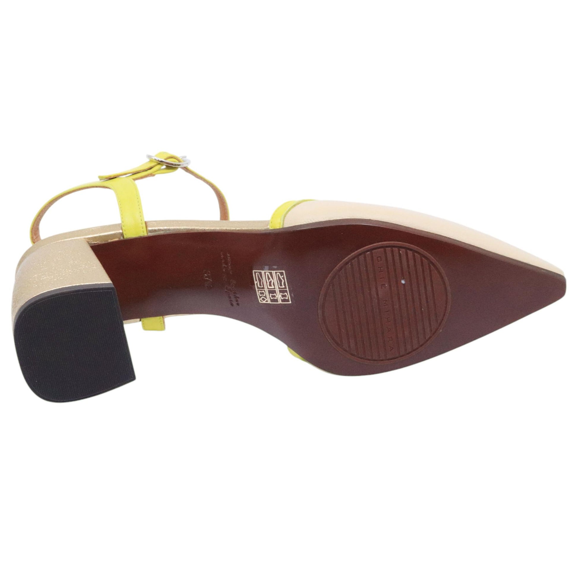 Chie Mihara Abina slingback donna in pelle crema 
