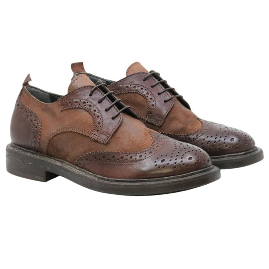 Moma 52514A scarpa uomo in pelle marrone 