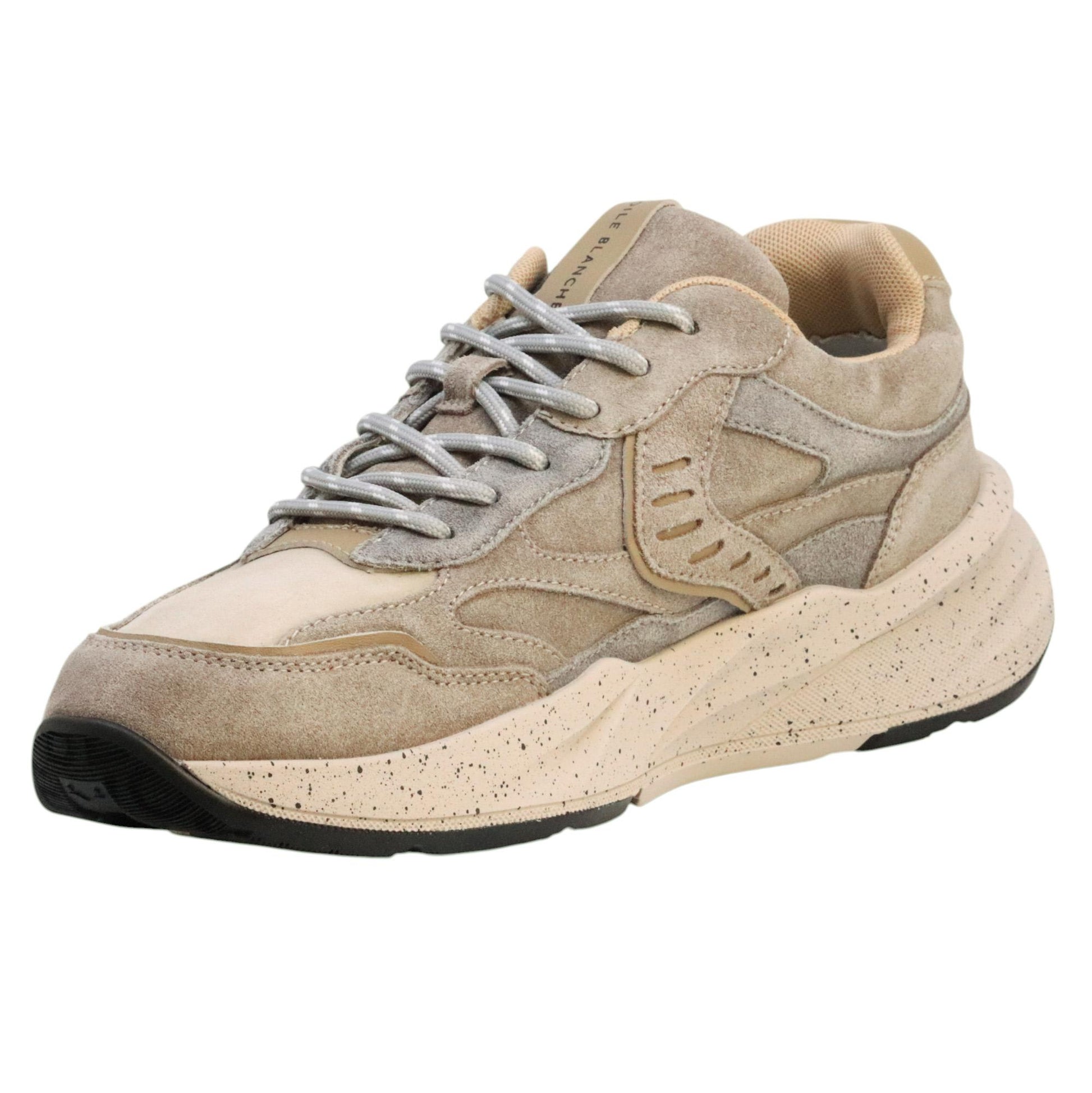 Voile Blanche CLUB22 sneaker uomo in pelle e suede grigio 