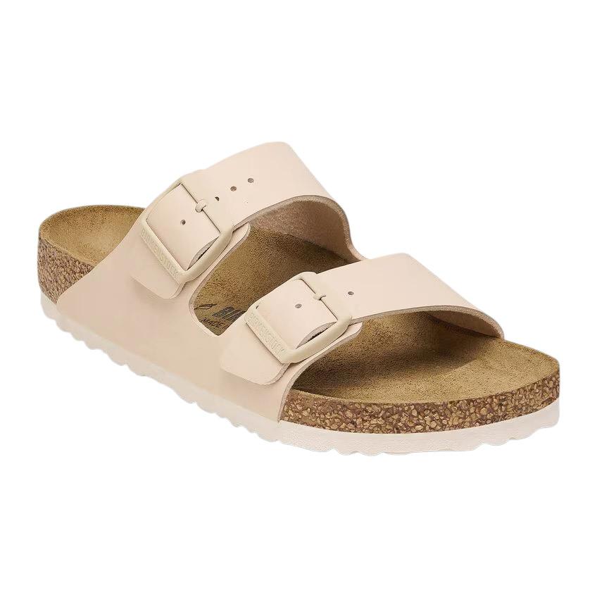 Birkenstock Arizona New Beige sandalo doppia fibbia beige 