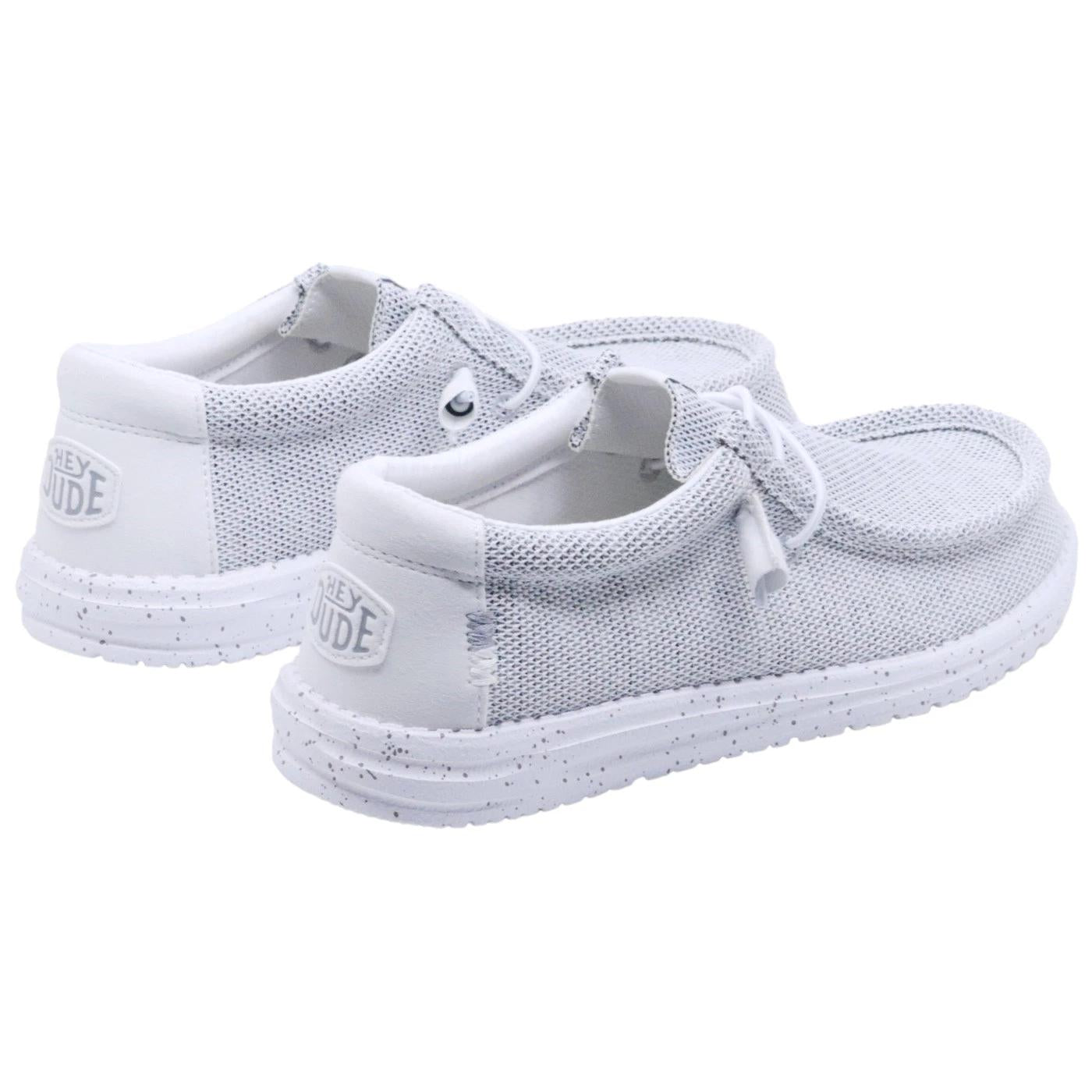 Hey Dude Wally Sox sneaker uomo in bianco grigio 