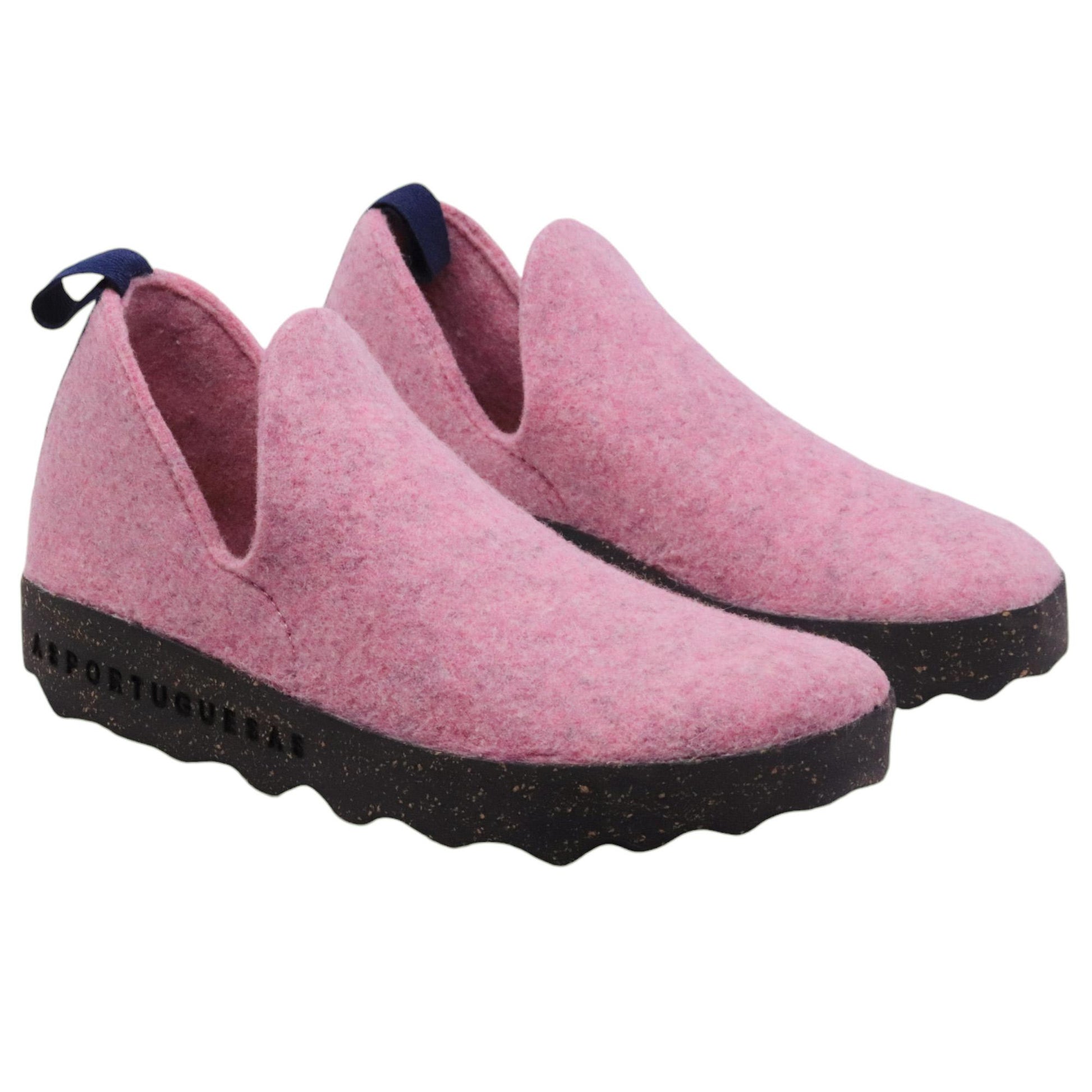 Asportuguesas City scarpa donna in lana rosa 