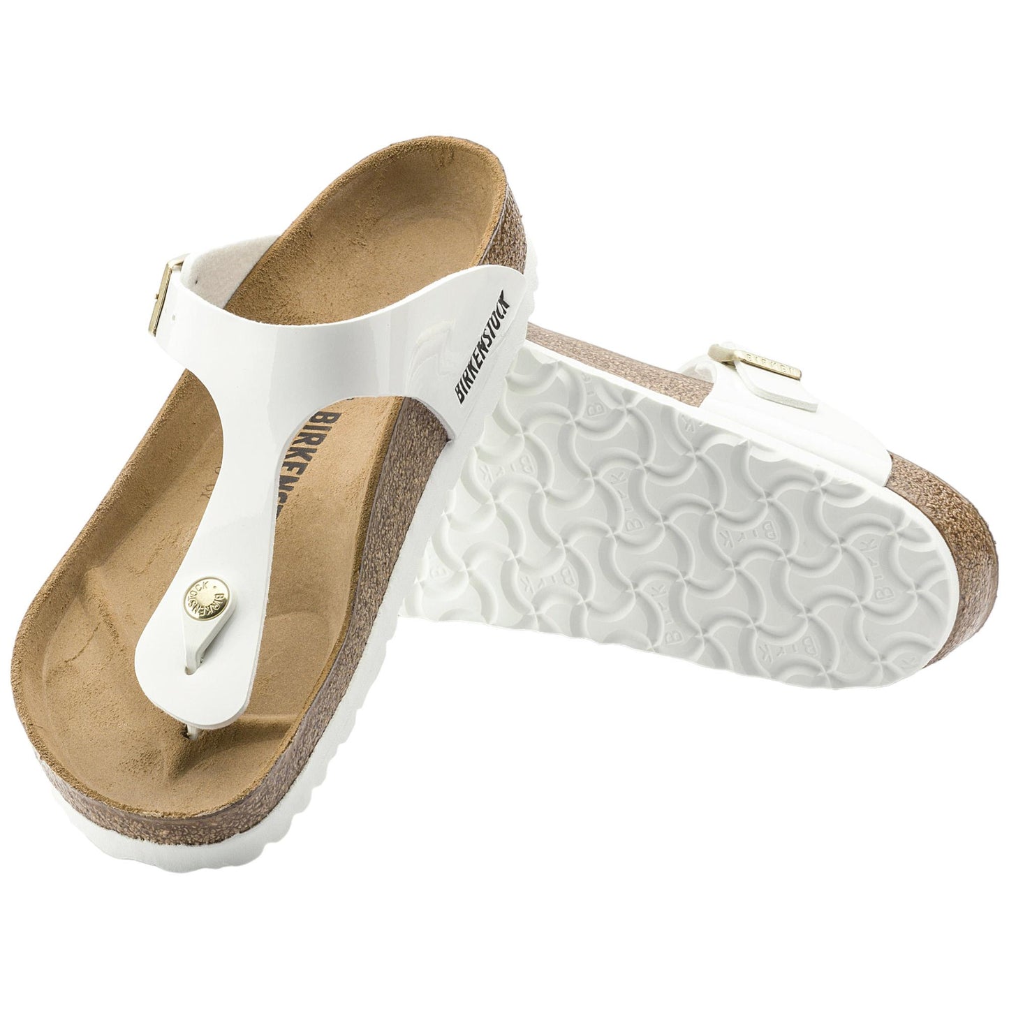 bianco lucido GIZEH-BIRFPATENT-WHITEWHITE BIRKENSTOCK