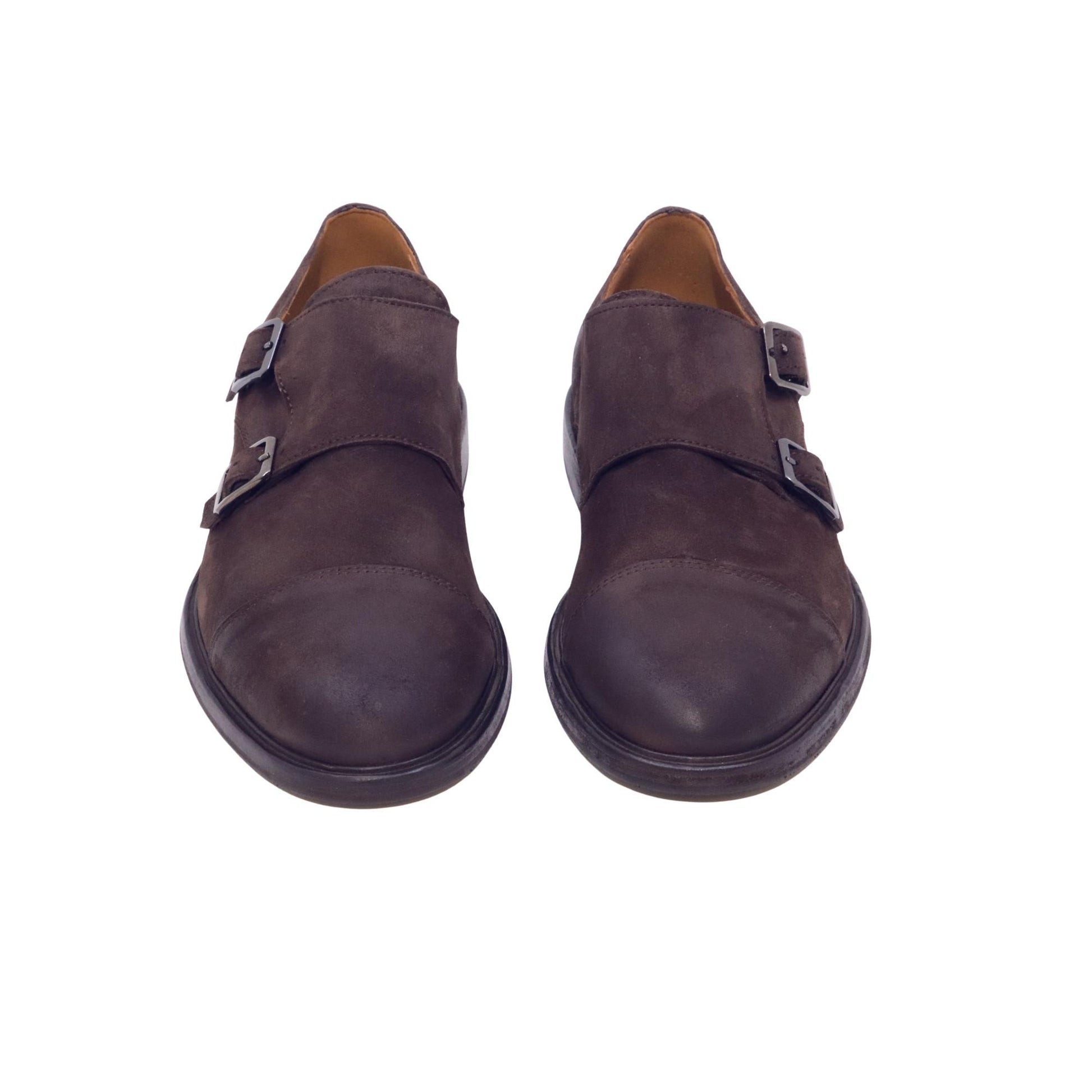 Ducanero 2980 Water scarpa doppia fibbia uomo in camoscio testa di moro 