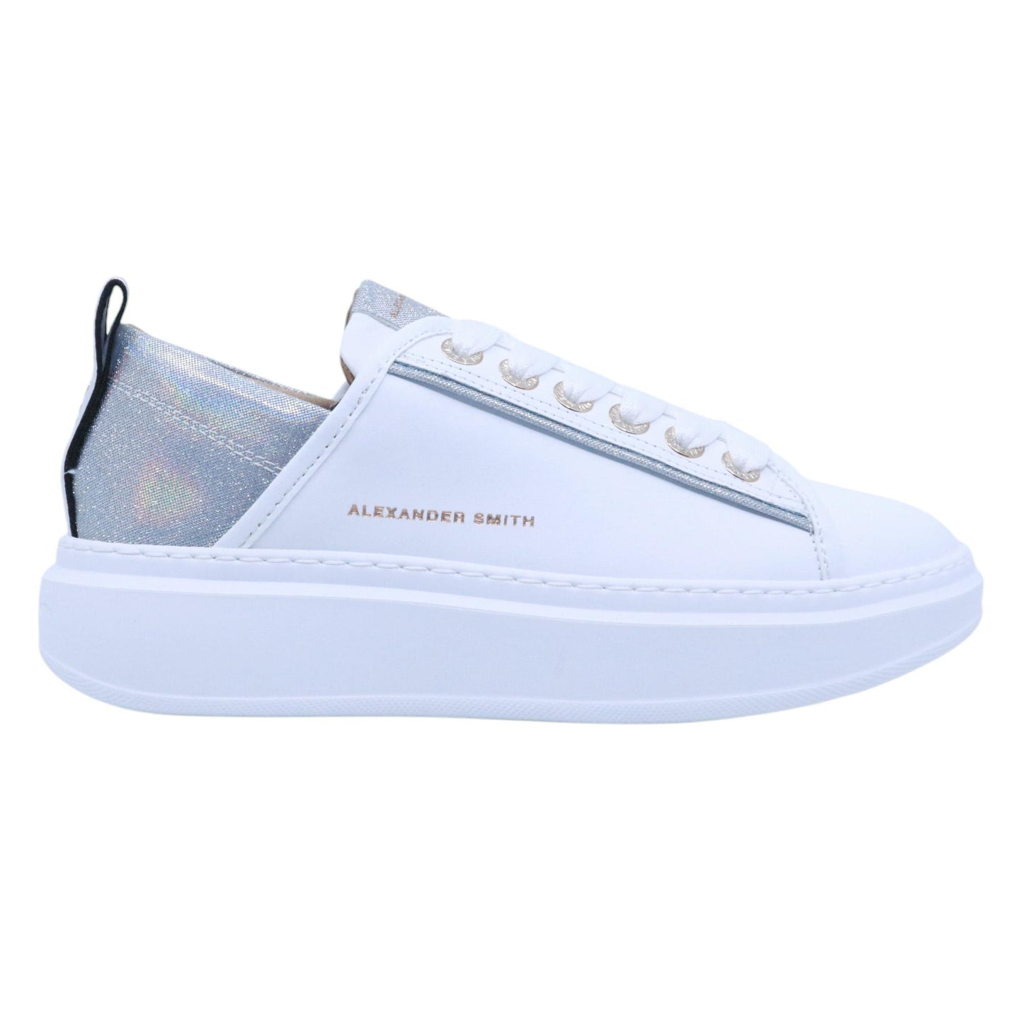 Sneaker donna Alexander Smith Wembley in pelle bianca 