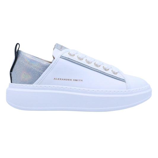 Sneaker donna Alexander Smith Wembley in pelle bianca 