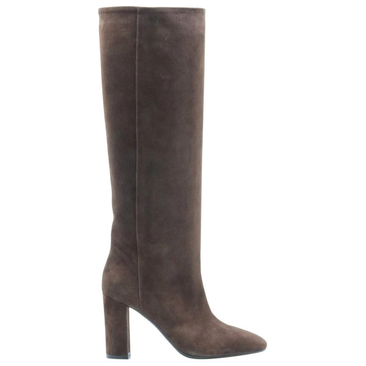 Bianca Di R3146 stivale donna in camoscio marrone 